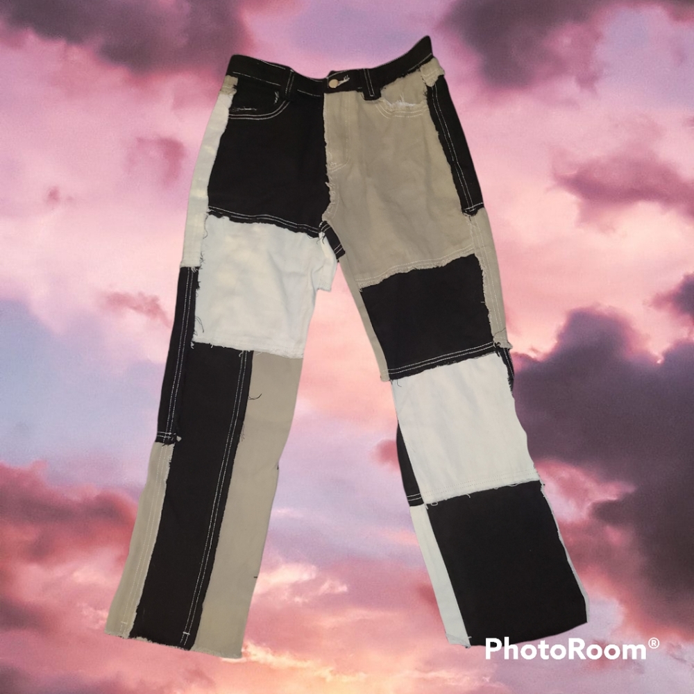 Shein Patchwork Jeans